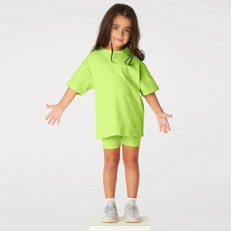 2026Kids Baby Girls and Boys  2-Piece Summer Outfit Set