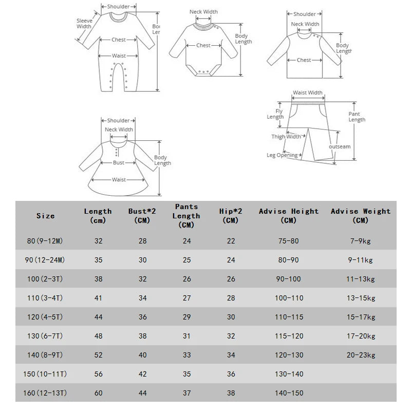 2026Kids Baby Girls and Boys  2-Piece Summer Outfit Set