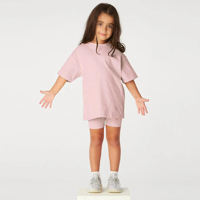 2026Kids Baby Girls and Boys  2-Piece Summer Outfit Set