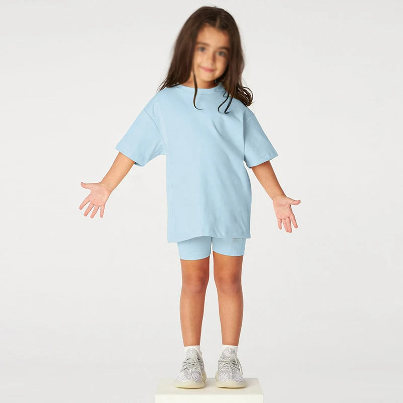 2026Kids Baby Girls and Boys  2-Piece Summer Outfit Set