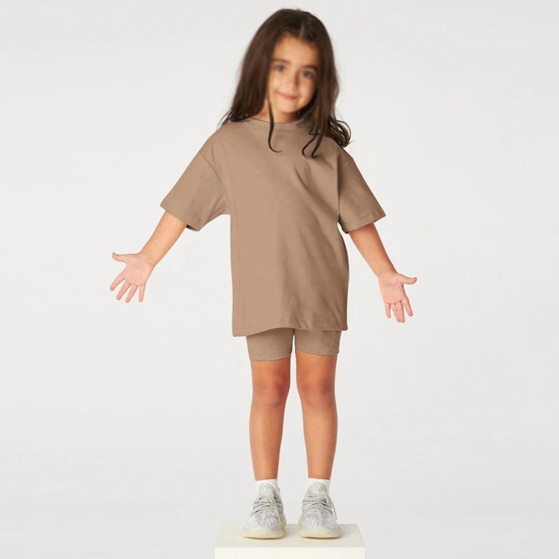 2026Kids Baby Girls and Boys  2-Piece Summer Outfit Set