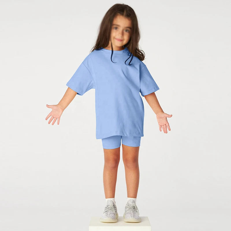 2026Kids Baby Girls and Boys  2-Piece Summer Outfit Set