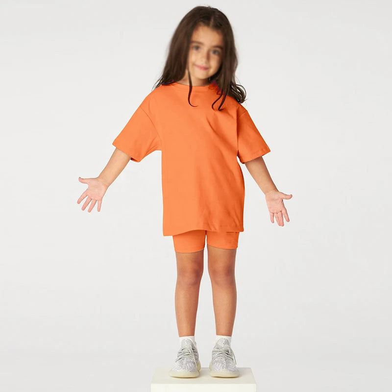 2026Kids Baby Girls and Boys  2-Piece Summer Outfit Set