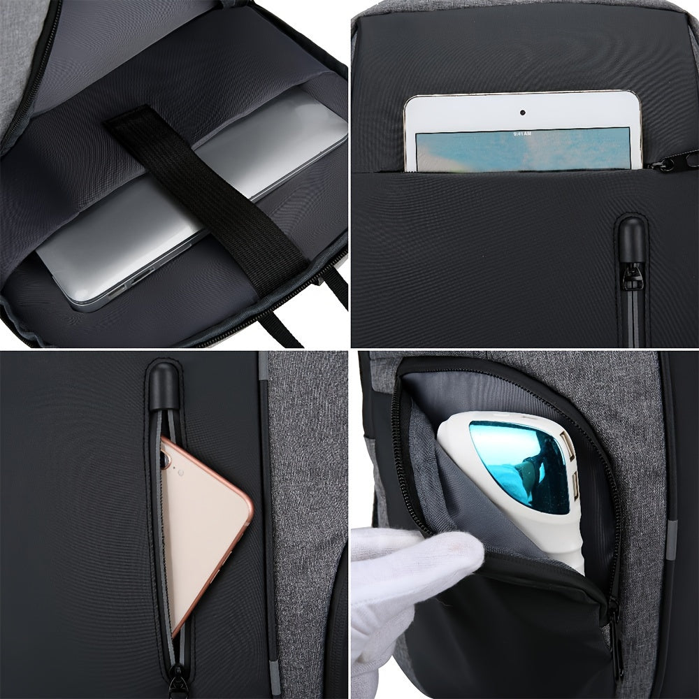 [Anti-theft | Laptop] Large Capacity Anti-theft Men's Laptop Backpack | Travel Business Bag Shoulder Bag